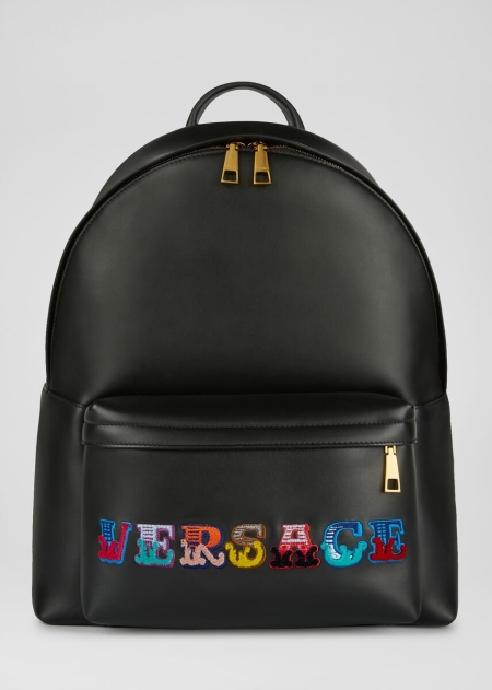 Versace Logo Läder Ryggsäck Herr - 982701ZAJ